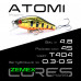 Воблер-шед Zemex Atomi 45SP SSR длина 45мм вес 4,8гр цвет #T404