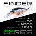 Воблер-минноу Zemex Finder 65SP DR длина 65мм вес 5,6гр цвет #N306