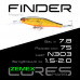 Воблер-минноу Zemex Finder 75SP DR длина 75мм вес 7,8гр цвет #N303