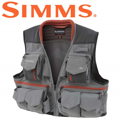 Жилет-разгрузка Simms Guide Fishing Vest Steel 
