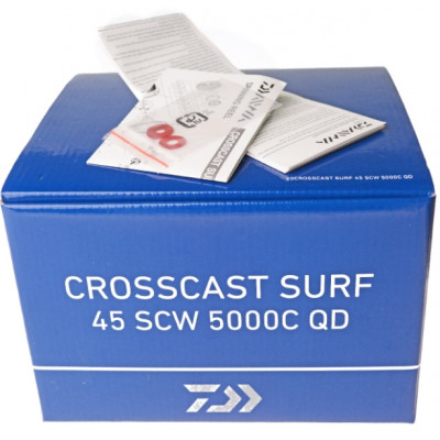 Карповая катушка Daiwa 20 Crosscast Surf 45 SCW 5000C QD