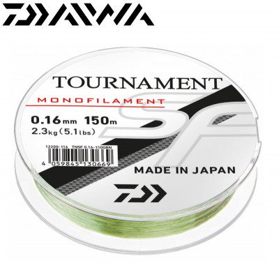Леска Daiwa Tournament SF диаметр 0,18мм диаметр 150м серая