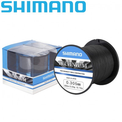 Леска монофильная Shimano Technium Premium Box диаметр 0,20мм размотка 2480м чёрная