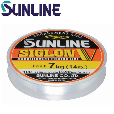 Леска универсальная Sunline Siglon V #0,4 диаметр 0,104мм размотка 100м