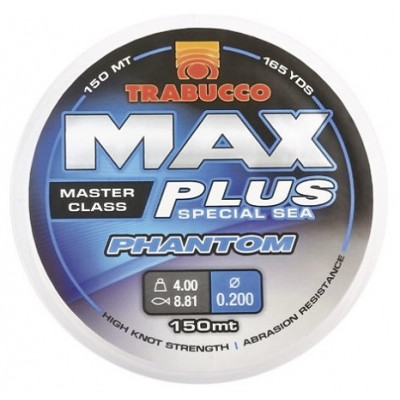 Леска монофильная Trabucco Max Plus Phantom размотка 300м прозрачная
