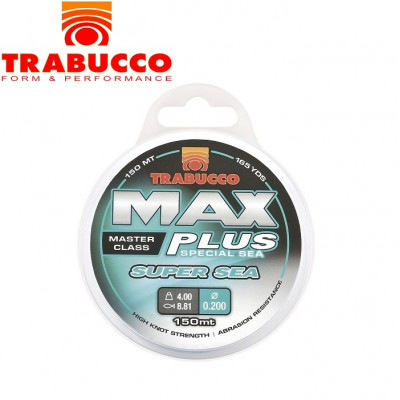 Леска монофильная Trabucco Max Plus Super Sea размотка 1000м голубая