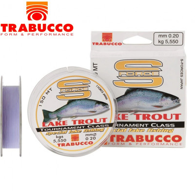 Леска Trabucco S-Force Lake Trout диаметр 0,16мм размотка 150м фиолетовая