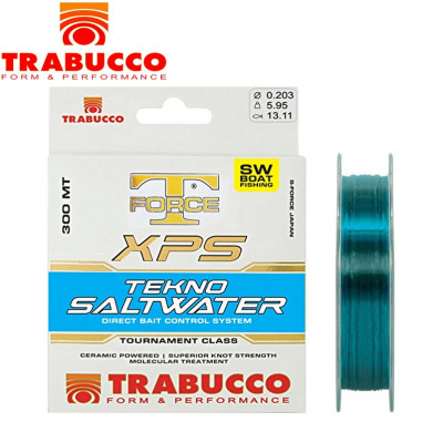 Леска Trabucco SF XPS Tekno Saltwater диаметр 0,40мм размотка 300м