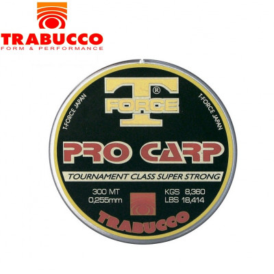 Леска Trabucco T-Force Pro Carp диаметр 0,32мм размотка 300м