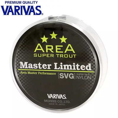 Леска монофильная Varivas Trout Area Master Limited SVG Nylon диаметр 0,117мм размотка 150м прозрачная