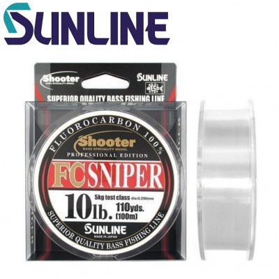Флюорокарбон Sunline Shooter FC Sniper диаметр 0,31мм размотка 100м