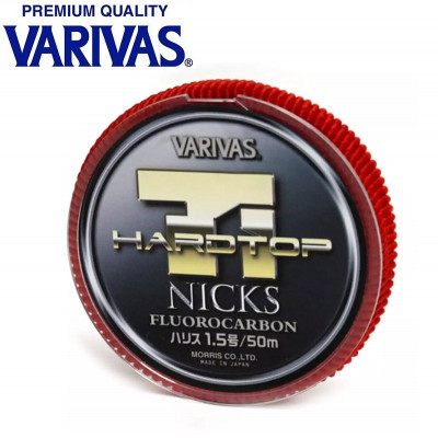 Флюорокарбон Varivas Hardtop Ti Nicks диаметр 0,205мм размотка 50м