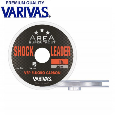 Флюорокарбон Varivas Super Trout Area Shock Leader VSP Fluoro диаметр 0,148мм размотка 30м прозрачный