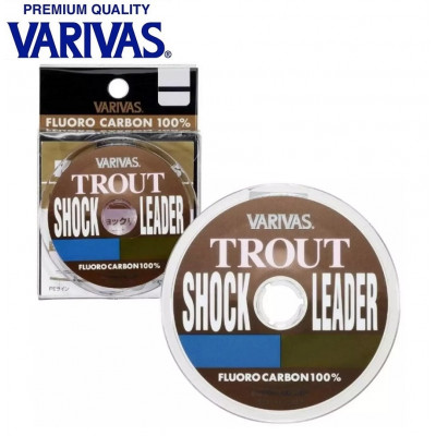 Флюорокарбон Varivas Trout Shock Leader Fluoro диаметр 0,235мм размотка 30м прозрачный