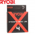 Четырёхжильный шнур Ryobi Strength Braid 4X Grey #2,5 диаметр 0,25мм размотка 150м серый