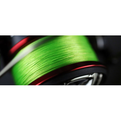 Плетёный шнур Shimano Kairiki 8 PE Mantis Green диаметр 0,215мм размотка 150м зелёный