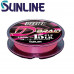 Шнур плетёный Sunline Shooter Defier D-Braid Pink #1,0 диаметр 0,165мм размотка 120м