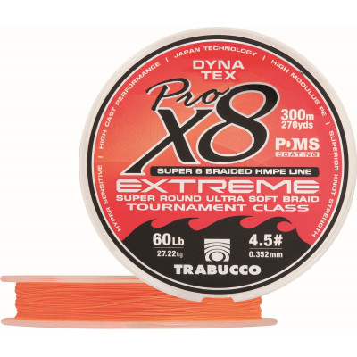 Шнур плетёный Trabucco Dyna-Tex X8 Pro Extreme #1,5 диаметр 0,205мм размотка 150м