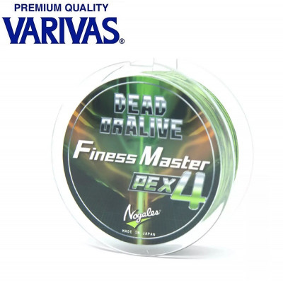 Шнур четырёхжильный Varivas DorA Finesses Master PE X4 #0,4 диаметр 0,104мм размотка 150м