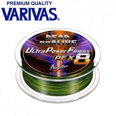 Восьмижильный шнур Varivas DorA Ultra Power Finesse PE X8 #1,5 диаметр 0,205мм размотка 150м разноцветный