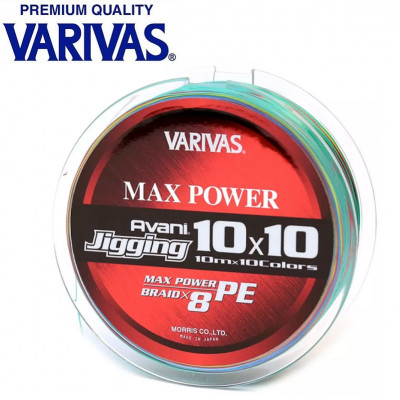 Шнур восьмижильный Varivas New Avani Jigging 10*10 Max #2 диаметр 0,235мм размотка 200м