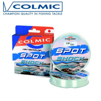 Шок-лидер конический Colmic Spot Shock Leader диаметр 0,26-0,57мм размотка 10х15м прозрачный