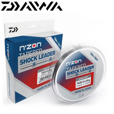 Моношоклидер Daiwa N'Zon Tapered Shock Leader диаметр 0,18-0,25мм размотка 5х10м