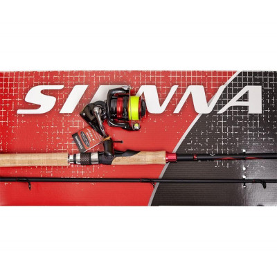Спиннинговый комплект Shimano Sienna Combo 8'10" длина 2,69м тест 14-42гр Sienna C3000FG