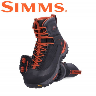 Забродные ботинки Simms G4 Pro Powerlock Boot Carbon