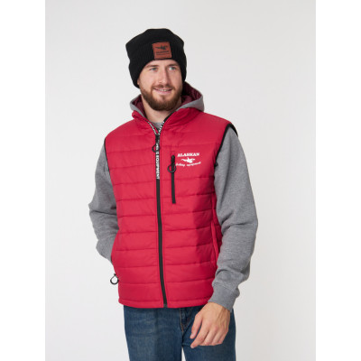 Жилет утеплённый стёганый Alaskan Juneau Vest Red