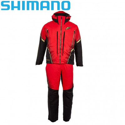 Костюм для рыбалки Shimano Nexus Warm Rain Suit Gore-Tex Red