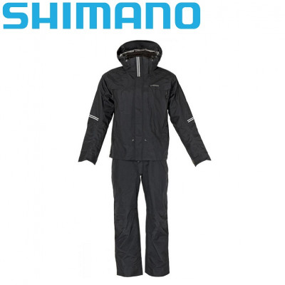 Костюм для рыбалки чёрного цвета Shimano DryShield Advance Protective Suit RT-025S 