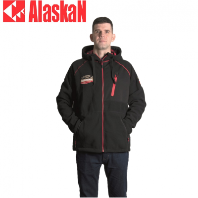 Куртка флисовая с капюшоном Alaskan BlackWater X Black