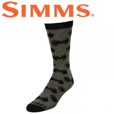 Термоноски Simms Daily Sock Woolly Bugger Moss