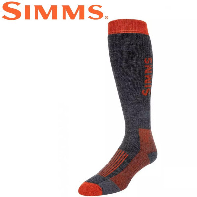 Термоноски Simms Merino Midweight OTC Sock Carbon