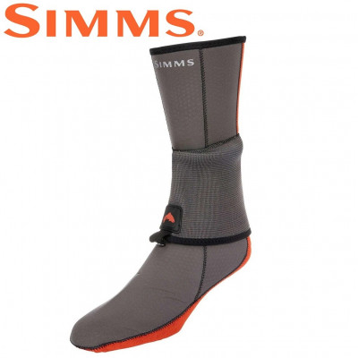 Неопреновые носки Simms Neoprene Flyweight Sock Pewter