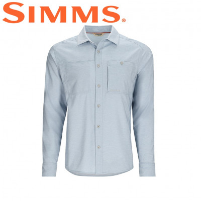 Рубашка с длинным рукавом Simms Challenger Shirt Steel Blue