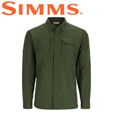 Рубашка с длинным рукавом Simms Guide Shirt Riffle Green
