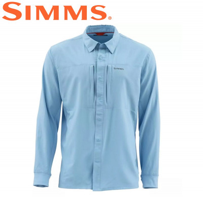 Рубашка с длинным рукавом Simms Intruder BiComp Shirt Faded Denim