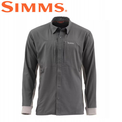 Рубашка с длинным рукавом Simms Intruder BiComp Shirt Slate