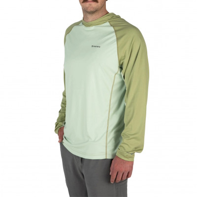 Худи Simms Bugstopper SolarFlex Hoody Light Green/Sage Heather