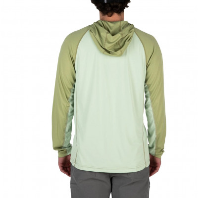 Худи Simms Bugstopper SolarFlex Hoody Light Green/Sage Heather