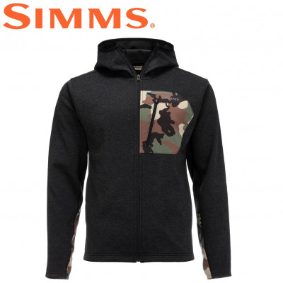 Худи Simms CX Hoody Black Heather