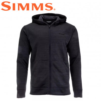 Худи Simms Challenger Full-Zip Hoody Black Heather