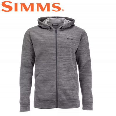 Худи Simms Challenger Full-Zip Hoody Steel Heather