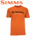  Футболка с коротким рукавом Simms Logo T-Shirt Adobe Heather