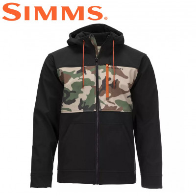 Худи Simms Rogue Hoody CX Woodland Camo