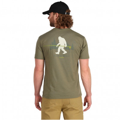  Футболка с коротким рукавом Simms Sasquatch T-Shirt Military Heather