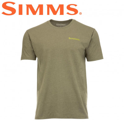  Футболка с коротким рукавом Simms Sasquatch T-Shirt Military Heather