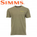  Футболка с коротким рукавом Simms Sasquatch T-Shirt Military Heather